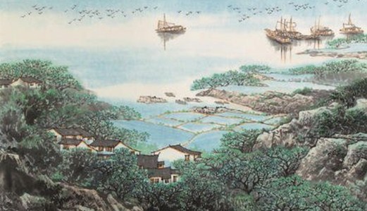 春風又綠江南岸，滿城盡待圣能產！